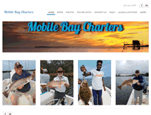 Tablet Screenshot of mobilebaycharters.com